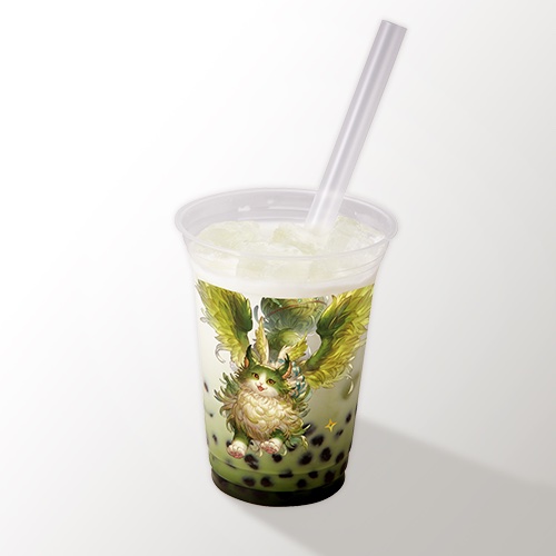 イーウィヤのタピオカ抹茶ミルクなのじゃ！