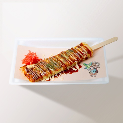 シェロのテーマパーク名物お好み焼き串